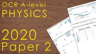 OCR 2020 Paper 2 - A-level Physics Past Paper