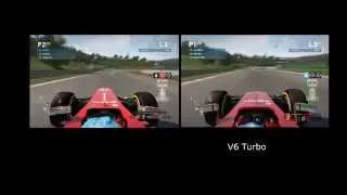 F1 2013 vs F1 2014 Sound test GAMEPLAY (ULTRA SETTINGS) V6 Turbo vs V8