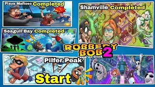 Robbery Bob 2 Full Perfect - Pilfer Peak - Use Five Super Thieves - Conrad Costume