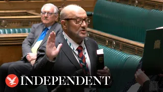 Moment George Galloway sworn in as new Rochdale MP in Parliament