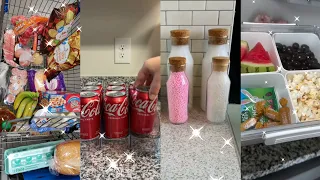 Satisfying Fridge🍭🍧,Grocery🥬🍓🥕 Kitchen restocks |Organization or restocking|Tiktok compilation ASMR