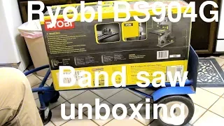 Ryobi BS904G Band Saw unboxing and upgrade