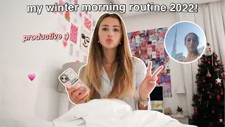 PRODUCTIVE WINTER MORNING ROUTINE 2022 *realistic*