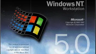 Windows NT 5.0 pre-beta startup and shutdown screen evolution