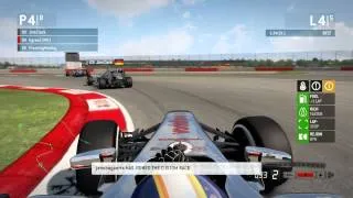 F1 2013 online race, Silverstone, 5 laps