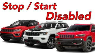 Stop Start disabled Jeep Cherokee , Compass , Grand Cherokee