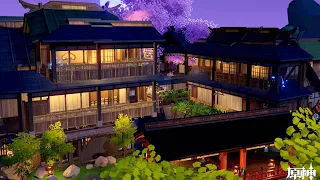 原神ハウジング　稲妻旅館　(Tutorial)  Inazuma builds |Serenitea Pot|
