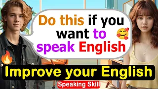 🔥Improve English Speaking Skills Everyday ✅ English Conversation Practice #americanenglish basic 1