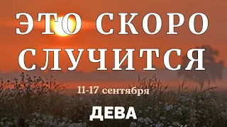 ДЕВА 🍀 Прогноз на неделю (11.09-17.09 2023). Расклад от ТАТЬЯНЫ КЛЕВЕР. Клевер таро.