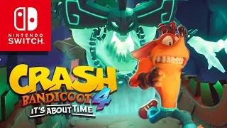 Crash Bandicoot: 4 It's About Time - 106% Walkthrough Part 1 (Nintendo Switch)