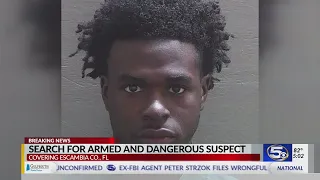 VIDEO: Search for Armed and Dangerous Suspect in Home Invasion