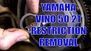 2002-2005 Yamaha Vino 50 Restrictor Removal : Detailed How-To