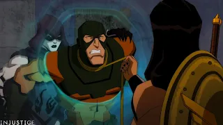 Wonder Woman Uses Her Lasso Of Truth To Interrogate Mirror Master | Injustice (2021)