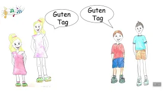 Lied Guten Tag sagen alle Kinder