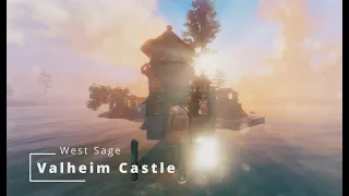 Island Oasis: Valheim Castle Build - Building a Dream Fortress on an Island Paradise!