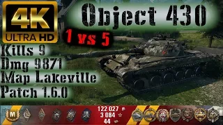 World of Tanks Object 430 Replay - 9 Kills 9.8K DMG(Patch 1.6.0)