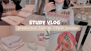 🌼 A VERY LONG PRODUCTIVE DAY W/ ME | Morning to Night ⏱ | Study Vlog | SunnyVlog