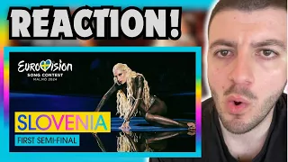 Reaction to Raiven - Veronika (LIVE) | Slovenia 🇸🇮 | First Semi-Final | Eurovision 2024