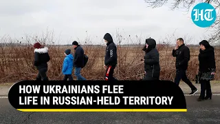 Putin's War 'Traps' Ukrainians | Watch How They Flee 'Russia-occupied Territories' Hindustan Times