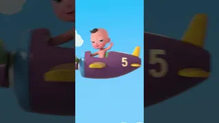 10 Little Airplanes | #shorts | Part 02 | Kidsberry Nursery Rhymes & Baby Songs