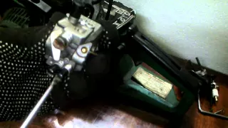 Adjustment of the carburettor on the chainsaw (practice)