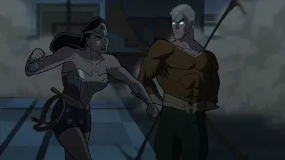 Wonder Woman vs Aquaman  | Justice Society WWII |