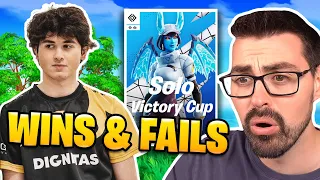 Solo Victory Cup Wins & Fails - Bugha, Clix, Cold, Peterbot | AussieAntics Highlights