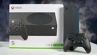 NEW Xbox Series S 🖤 - Carbon Black 1TB UNBOXING & FIRST LOOK!