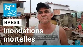 Brésil : le bilan des inondations passe à 20 morts, 63.000 personnes déplacées • FRANCE 24