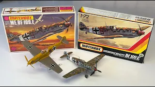 A tale of two Matchbox Messerschmitt’s Bf109s from 1973 and 1989.