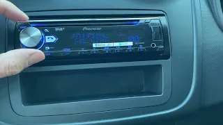 FASTEST INSTRUCTIONS! Pioneer factory reset reset language or Bluetooth DEH-X7800DAB￼  car radio