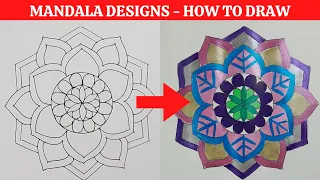 Mandala Art | Mandala art for beginners | Mandala art tutorial | 4 | 2023 | ATM Creations