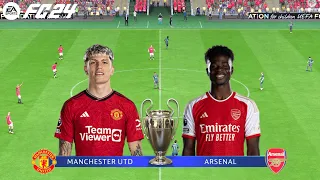 FC 24 | Manchester United vs Arsenal - UEFA Champions League UCL - PS5™ Full Gameplay