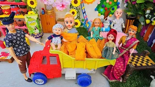 Barbie Doll All Day Routine In Indian Village/Sita Ki Kahani Part-243/Barbie Doll Bedtime Story