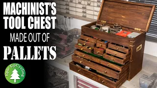 Machinist's Tool Chest Made From Scrap Pallets