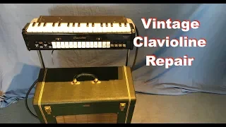 Clavioline repair maybe one of the earliest valve vacuum tube synthesizers