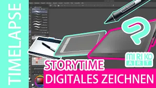 STORYTIME | Mein Weg zum digitalen Zeichnen! ⏱️ TIMELAPSE