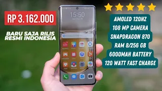 BARU RILIS GILAA RP 3 JUTAAN SPEK SEBAGUS INI !! SNAPDRAGON 870, 6000mAh, RAM 8/256 GB TERBAIK 2023