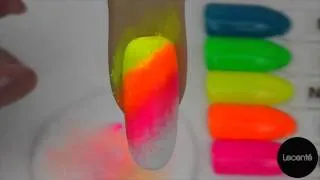 Lecenté™ Neon Nail Shadow/Pigment Raindrop Effect