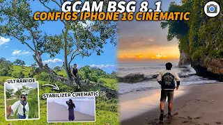 Config iPhone Cinematic🤩 GCAM BSG 8.1 Configs Tanpa Password Bisa Ultrawide dan Video Stabilizer