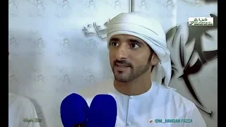 Interview Hamdan bin Mohammed (فزاع Fazza) attends Al Marmoom Heritage Festival
