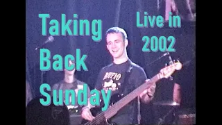 Taking Back Sunday Live 2002-11-12 @ Aztlan Theater, Denver, CO