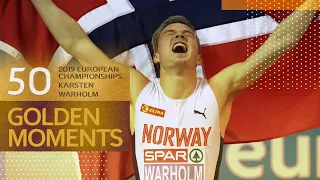 Record breaking moment for Warholm in Glasgow | 50 Golden Moments