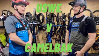 Best hydration pack for mountain biking? 2024. USWE Outlander 2 v Camelbak Chase vest review.