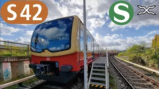 CAB RIDE S-Bahn Berlin S42 ⟲ Ringbahn Führerstandsmitfahrt Gesundbrunnen - Frankfurter Allee BR481