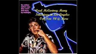 Paul McCartney Rare Promos, in 1984, For Broadstreet