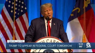 Donald Trump to appear in federal court on Tuesday