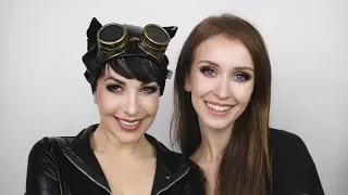 CATWOMAN Makeup On GREY DELISLE GRIFFIN!