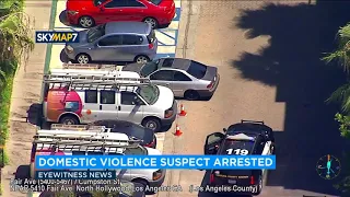 Domestic violence suspect in custody in NoHo after chase | ABC7