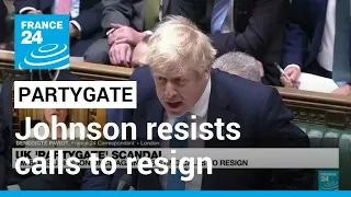 UK 'partygate': Boris Johnson once again resisting calls to resign • FRANCE 24 English